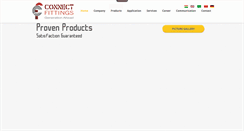 Desktop Screenshot of connectfittings.com